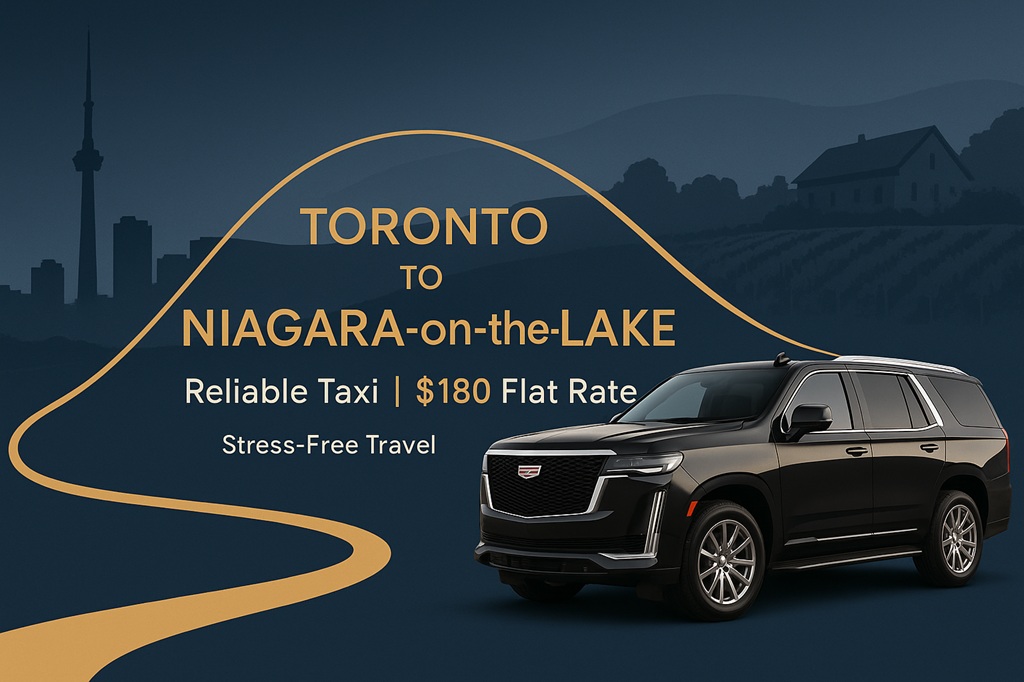 Your Reliable $180 Taxi from Toronto to Niagara-on-the-Lake